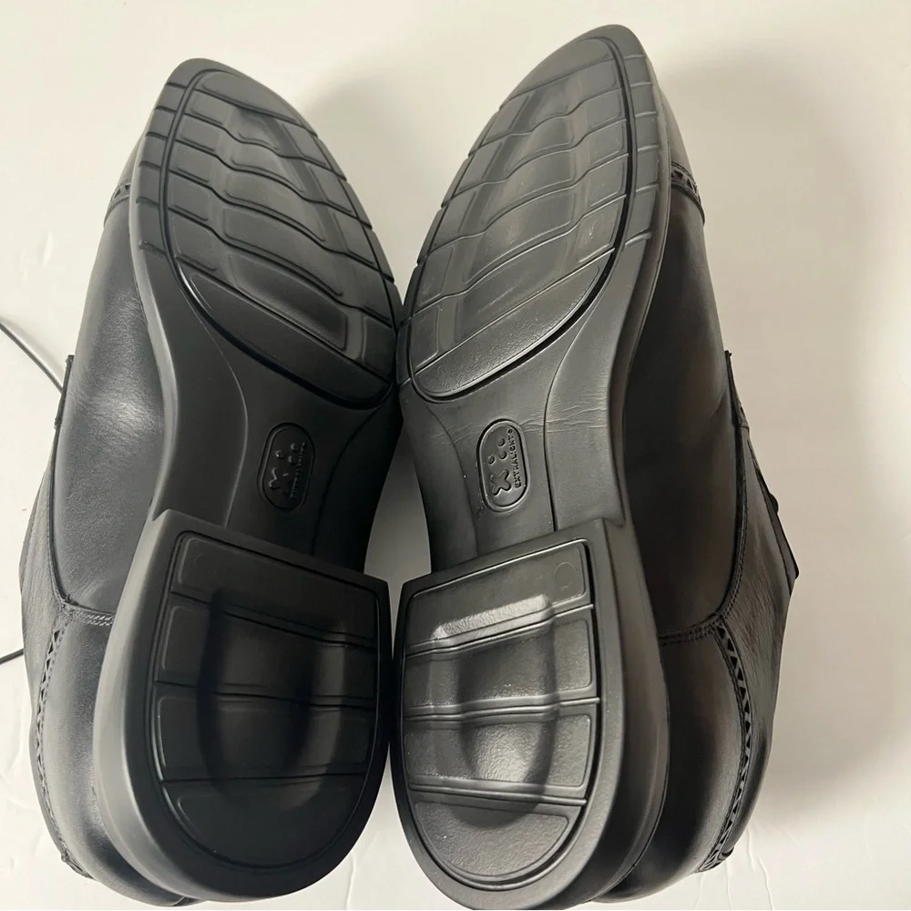 NWNT Thomas‎ & Vine men’s Wide Width Kendrick Cap Toe Dress shoe, 13 W, BlacK